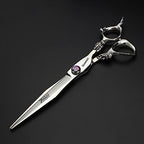 6/7/7.5/8/9-inch professional hair clipper set, stainless steel sharp hair clippers, hairdresser specific scissors (7 in-2pc-A) (7 In-2pc-a)
