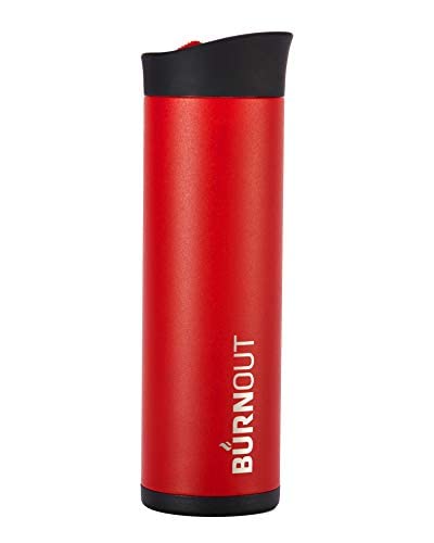 BURNOUT Temperature Regulating Travel Mug 12 oz Red (Red)