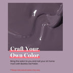 Beetles Purple Grey Gel Nail Polish (N - Creme Grey | Grayish Purple)