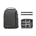 PRVKE Zip 31L Camera Backpack (31L (Photography Bundle) / Zip / Black)