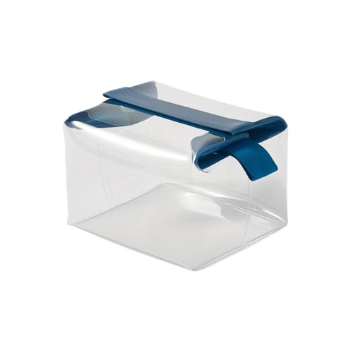 Parcel Clear Travel Kit with Zipperless Magnetic Closure (Cove / Large)