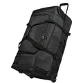 30" Large Rolling Duffle Bag with Wheels and Handle for Travel (30" Black)