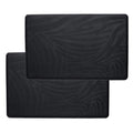 Heat Resistant Station Mat for Hair Straightener (2 Pack (Black, 10.75"x6.75"))