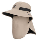 Outdoor Sun Hat for Men Women (1pack--khaki(face Cover))