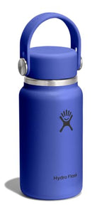 Micro Bottle Insulated Mini Leak Proof Flask for Purse or Pocket in 6.7 Oz Capri Blue (CAPRI BLUE)