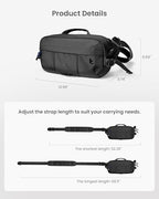 5.5L Sling Bag Crossbody Bags for Nintendo Switch 2 (Black)