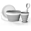 Camping Collapsible Silicone Cup and Bowl Set