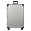 Amalfi Lightweight Hard Shell Suitcase (Silver / Checked-Extra Large)