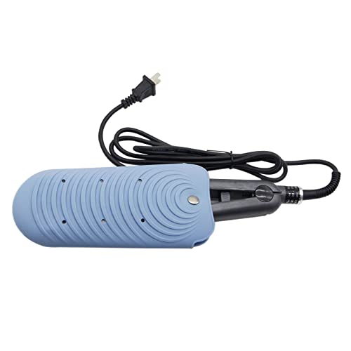 Heat Insulating Silicone Mat Pouch for Hair Styling Tools (Blue)