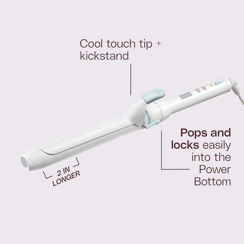 1.25" Curling Iron Extended Barrel Attachment + Power Bottom Bundle (1.25" Iron)
