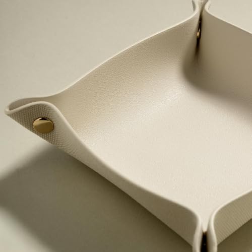 Foldable Valet Tray (Canvas Grain, Greige)