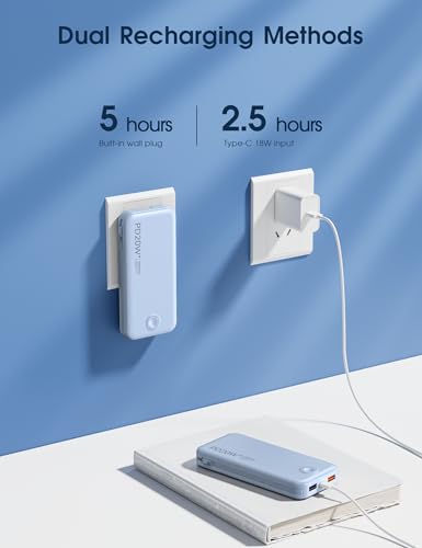 Portable Charger 10000mAh Fast Charging w (Cerulean)