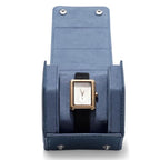 Single Watch Box Blue Hexagonal (Blue / 1-Slot)