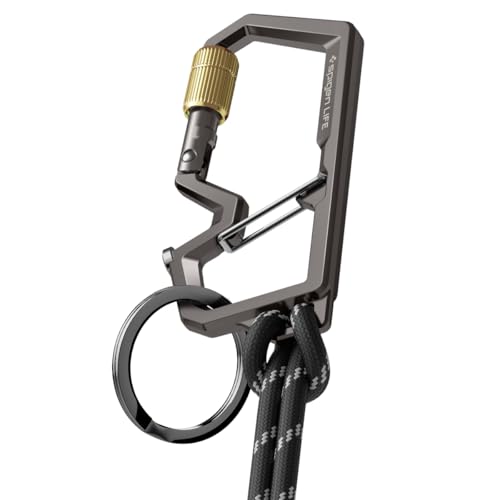 Life EDC Carabiner Key Ring Clip (Keychain Clip / Gunmetal (Gen 2))