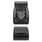 Watch Roll Travel Case 1 Slot Fits Wrist & Smart Watches Up to 50mm (1 slot / Black)