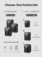 Vacuum Bags for Travel with Wireless Pump