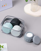Travel Containers for Toiletries (3 Ounce (90ML) / Black Gray)