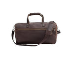 Handmade Leather Duffel Bag Luxury Duffle Bag Leather weekender Backpack for Men Full Grain Brown Leather TSA Approved