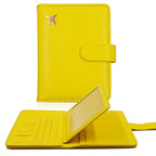 RFID Passport Holder for Travel Women (Yellow)