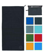 Microfiber Beach Towel (Black / Small (40"x20"))