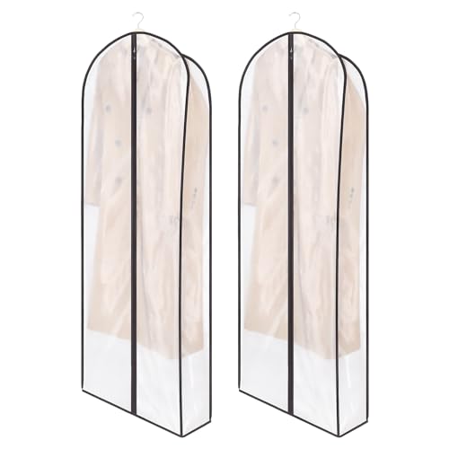 Fur Coat Storage Bags Dress Bags for Gowns Long 60 in (60"-2pcs)