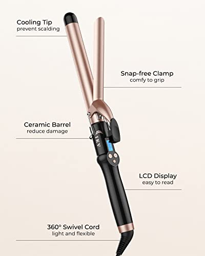 1 inch Curling Iron Extra Long Barrel (1 inch)