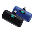 2 Pack]Portable Charger Power Bank for iPhone 17 (Black+Blue)