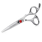 5.0 inch Silver Barber Hair Cutting Scissors (5 Inch (Pack of 1))