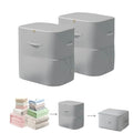 Comforter Storage Bag (Gray-2Layer-2PCS)