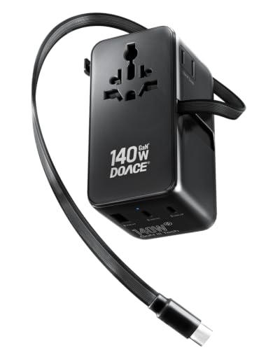Universal Travel Adapter (Obsidian Black)
