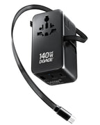 Universal Travel Adapter (Obsidian Black)