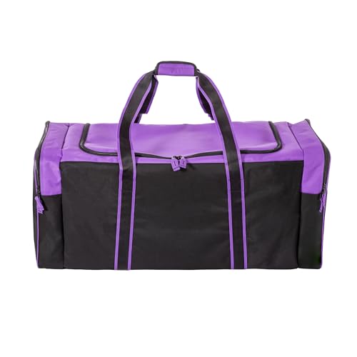 Heavy Duty Multi Pocket Large Sports Gym Equipment 3 (36IN / XL 36" Purple)
