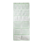 18 Pockets Over the Door Organizer with 4 Kind Pockets (Large-Green: Pack of 1)