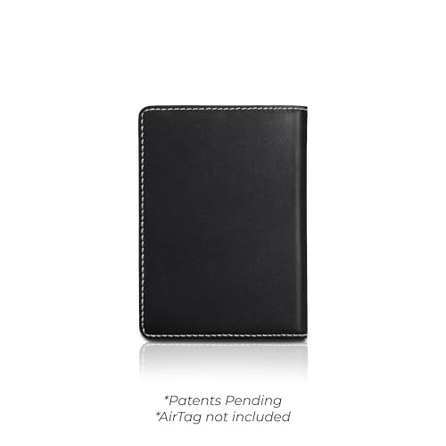 Passport Wallet with Holder for AirTag (Onyx)