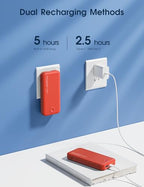 Portable Charger 10000mAh Fast Charging w (Red)