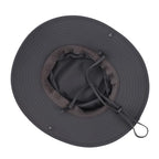 UPF50+ Mens Sun Hat Wide Brim Fishing Hat Sun Protection Bucket Hat for Men Women Beach Gardening Golf Dark Grey (One Size / Dark Grey)