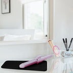 Silicone Heat Resistant Mat Pouch for Hair Straightener (1 Pack / Black)