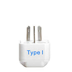 Adapter Plug Set for World Wide International Travel Use (Paper White)