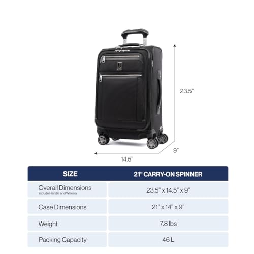 Platinum Elite Carry (Carry-On 21-Inch / Bordeaux Red)