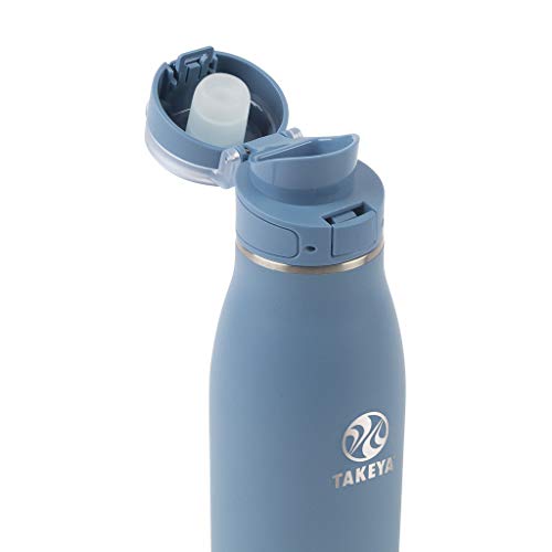 Traveler Stainless Steel Travel Coffee Mug with Flip (Bluestone / 17 Ounces)