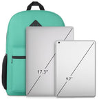 17 Inch School Backpack for Teens (17.3 inch / Green)