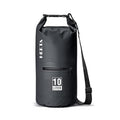 Waterproof Dry Bag Backpack with Zippered Pocket (Black / 40L)
