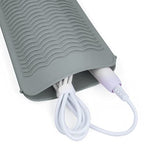 Silicone Heat Resistant Mat Pouch for Hair Straightener (2 Pack / Grey)