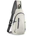 Small Sling Bag Lightweight Crossbody Bag for Women Men Hiking Backpack Travel Shoulder Bags Chest Daypack for Gym Work Casual Cycling Sports Z1 (Z1-canvas, Gray)