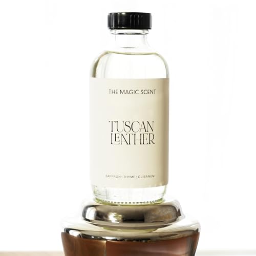 Tuscan Leather Diffuser Oil Scents for Home (16.9 Fl Oz (Pack of 1))