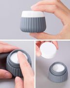 Travel Bottles for Toiletries 8 Pack (Bottle 3oz Jars 1oz / Morning Mist)