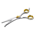 Dog Grooming Scissors (6.5 Inch Curved Scissors - Round Tip)