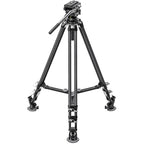 LVC 193C Carbon Fiber Twin Leg Video Tripod+BV (LVC-193C-BV-10:Maxload 20kg-3 Sections)