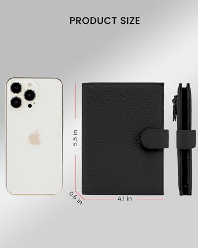 RFID Slim Passport Holder for Man & Women (Black)