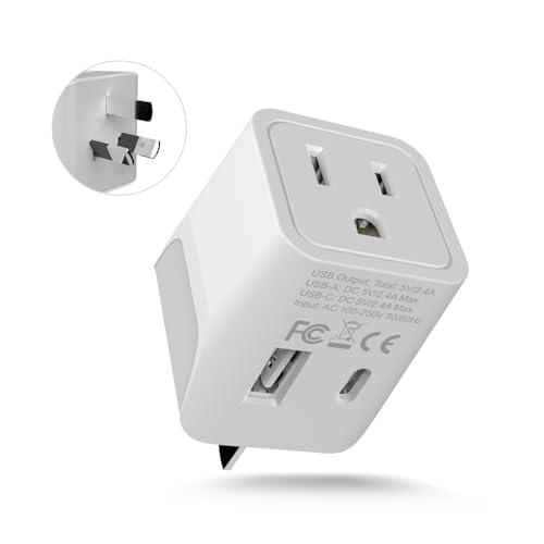 Australia Plug Adapter (Off White)